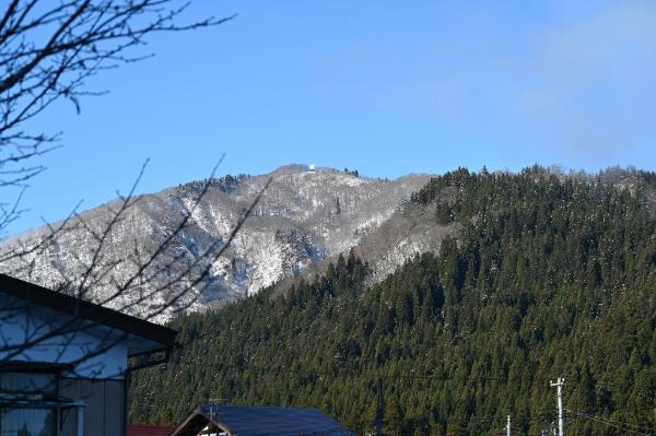 三島町の雪化粧した冬の風景1