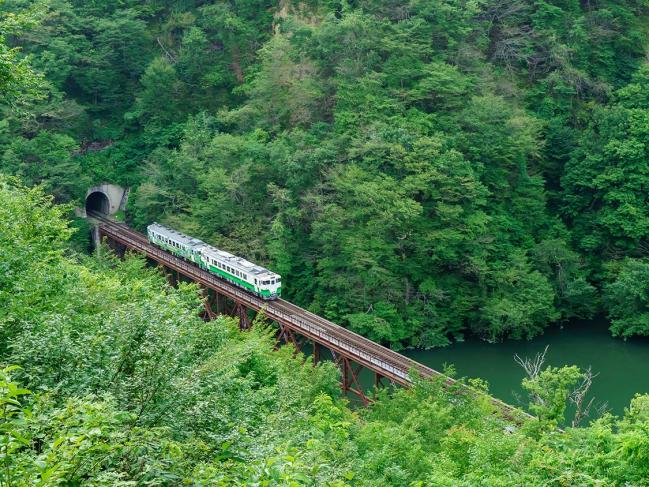 第三只見川橋梁風景写真